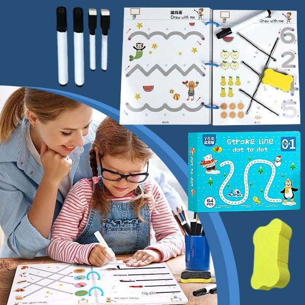 Montessori pracovný zošit – „Zvedavé dieťa“ (64 strán)