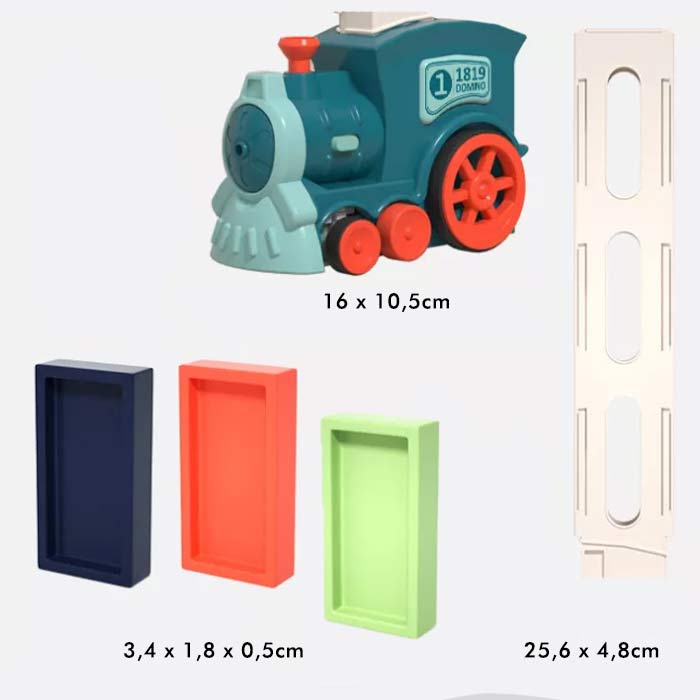 Domino vláčik – vláčik, ktorý ukladá dominá