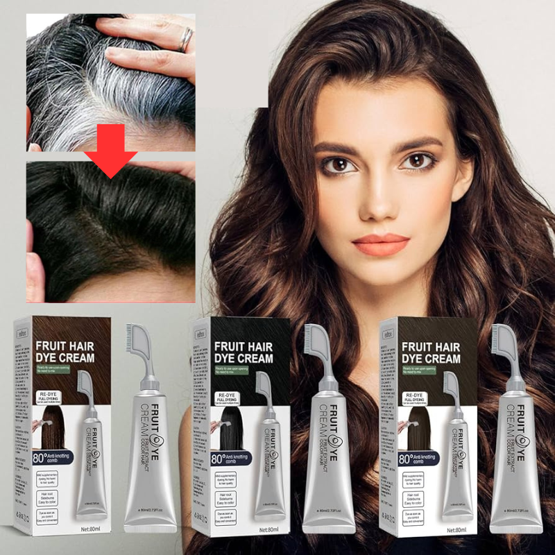 Farba na sivé vlasy (Kefka je súčasťou balenia)